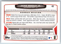 2014 Bowman Jackie Bradley #43