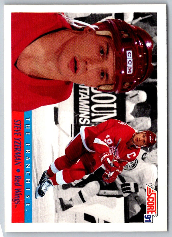 1991 Score American Steve Yzerman #419