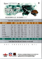 2004 Fleer Hot Prospects Byron Leftwich #8