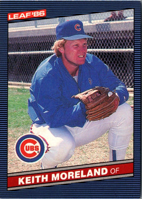 1986 Leaf Keith Moreland #94