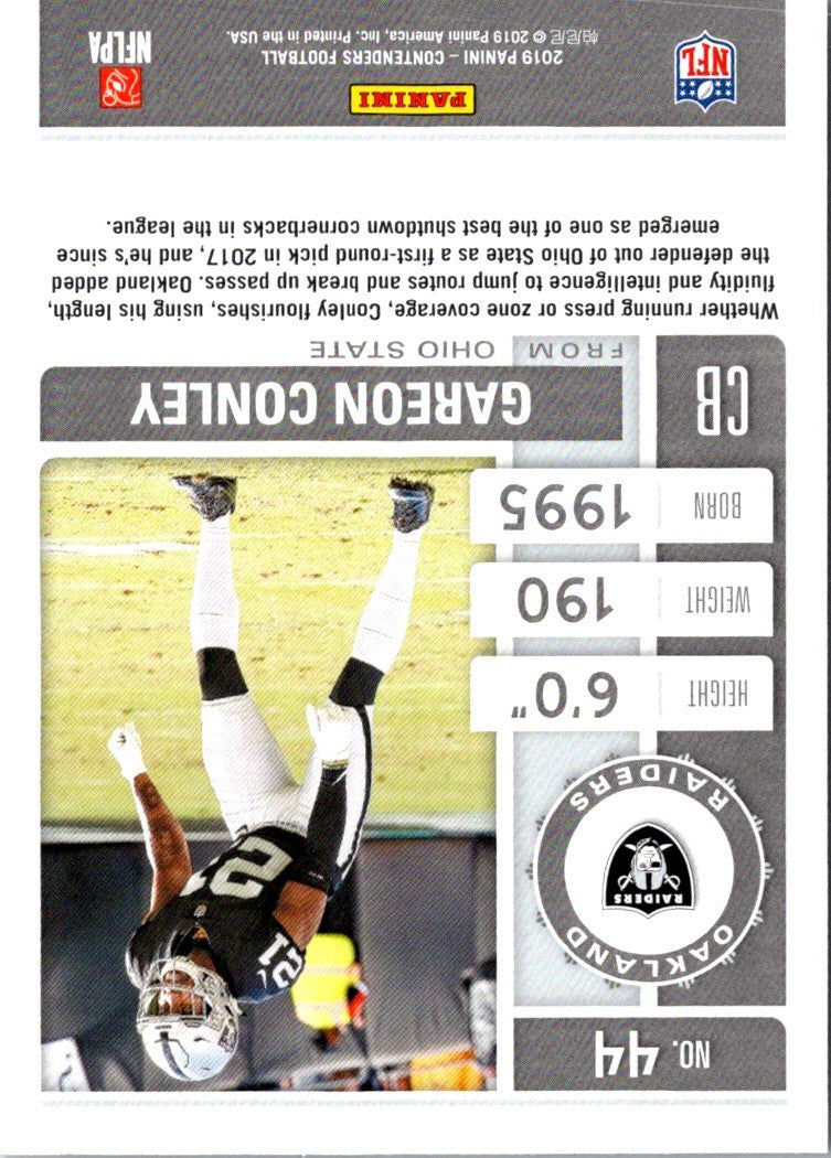 2019 Panini Gareon Conley