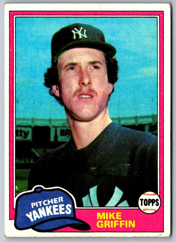 1981 Topps Mike Griffin #483 Rookie