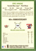 2003 Fleer Tradition Update Eric Hinske #66