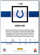 2018 Panini Deon Cain