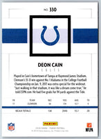 2018 Panini Deon Cain #330 Rookie