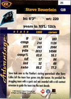 1999 Collector's Edge Advantage Steve Beuerlein #25
