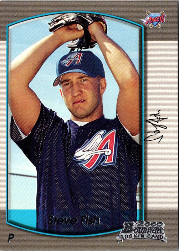 2000 Bowman Steve Fish #289 Rookie