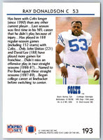 1992 Proset Ray Donaldson #193