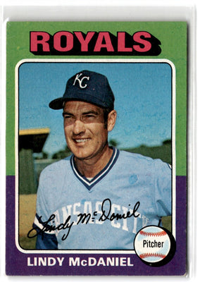 1975 Topps Lindy McDaniel #652 NRMT
