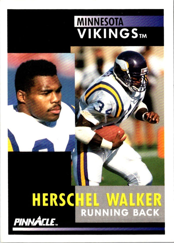 1991 Pinnacle Herschel Walker #97