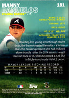 2016 Stadium Club Manny Banuelos #181