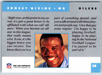 1991 ProLine Ernest Givins #38
