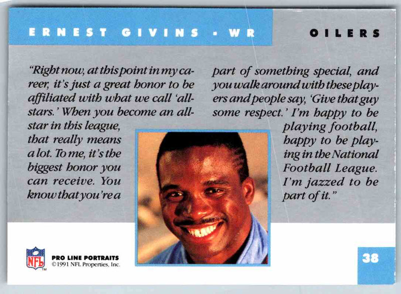 1991 ProLine Ernest Givins
