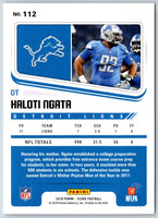 2018 Score Red Haloti Ngata #112