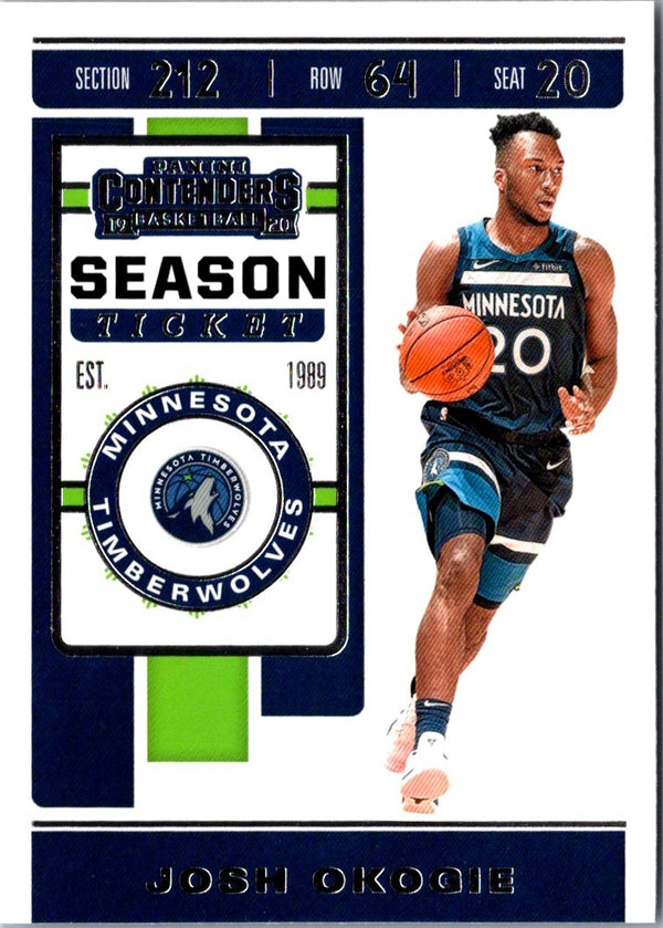 2019 Panini Contenders Josh Okogie #52