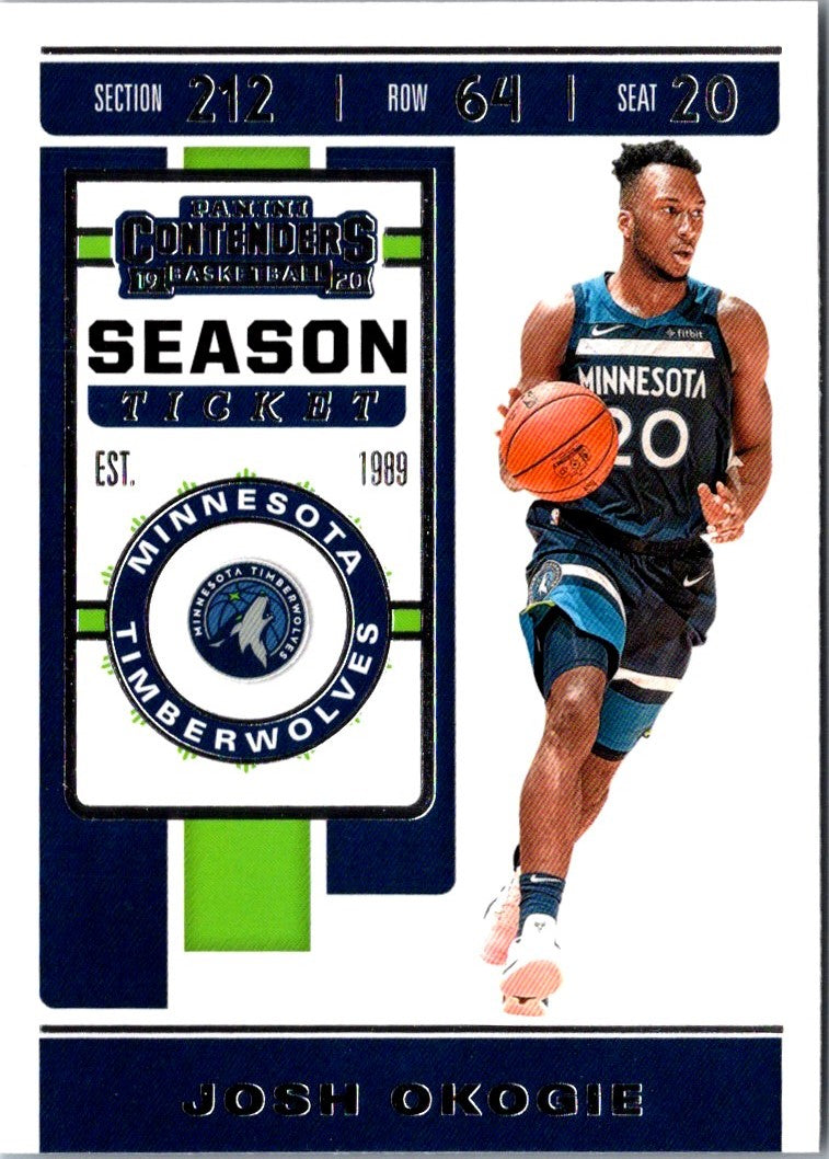 2019 Panini Contenders Josh Okogie