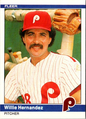 1984 Fleer Willie Hernandez #34