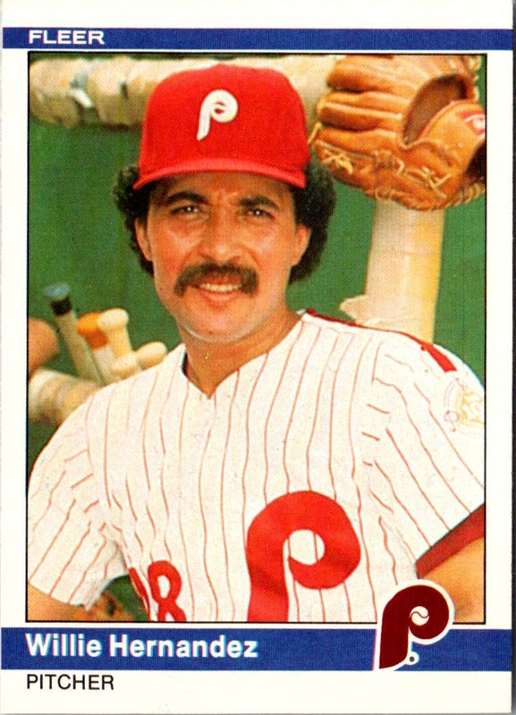 1984 Fleer Willie Hernandez #34