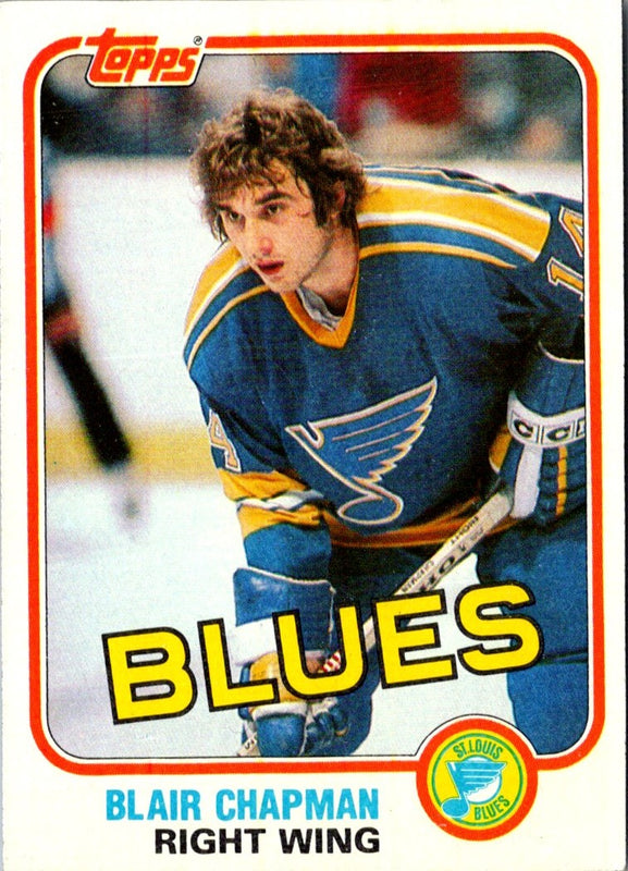 1981 Topps Blair Chapman #W115