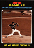 2020 Topps Heritage Mad Max Silences Cardinals!
