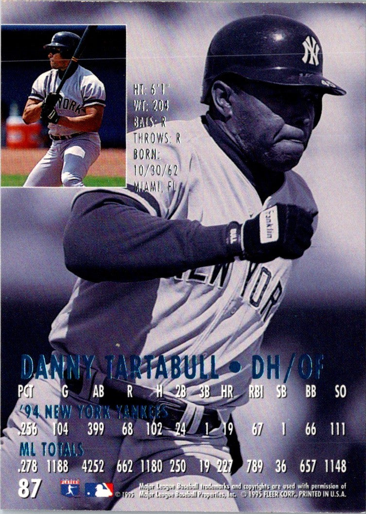 1995 Ultra Gold Medallion Danny Tartabull