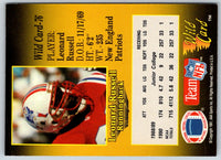 1991 Wild Card Leonard Russell #76 Rookie