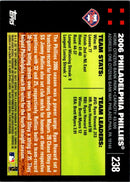 2007 Topps Philadelphia Phillies