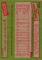1985 Topps Bill Krueger #528