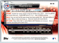 2017 Bowman Draft Francisco Rios #BD-96