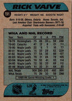 1986 Topps Rick Vaive #191
