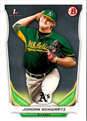 2014 Bowman Draft Picks & Prospects Jordan Schwartz #DP119