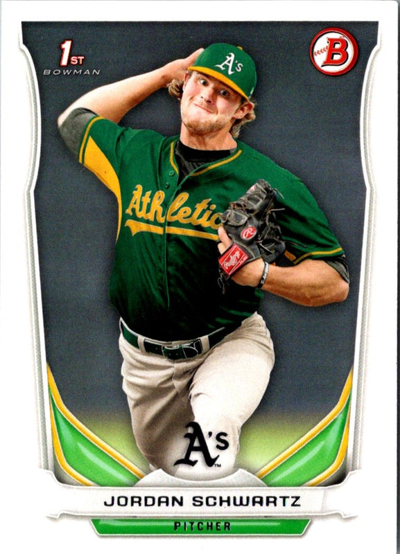 2014 Bowman Draft Picks & Prospects Jordan Schwartz #DP119
