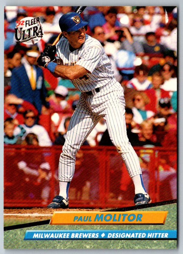 1992 Ultra Paul Molitor #81