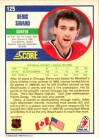 1990 Score Denis Savard #125