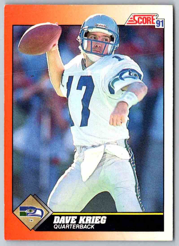 1991 Score Dave Krieg #362