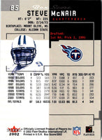 2002 Fleer Box Score Steve McNair #85