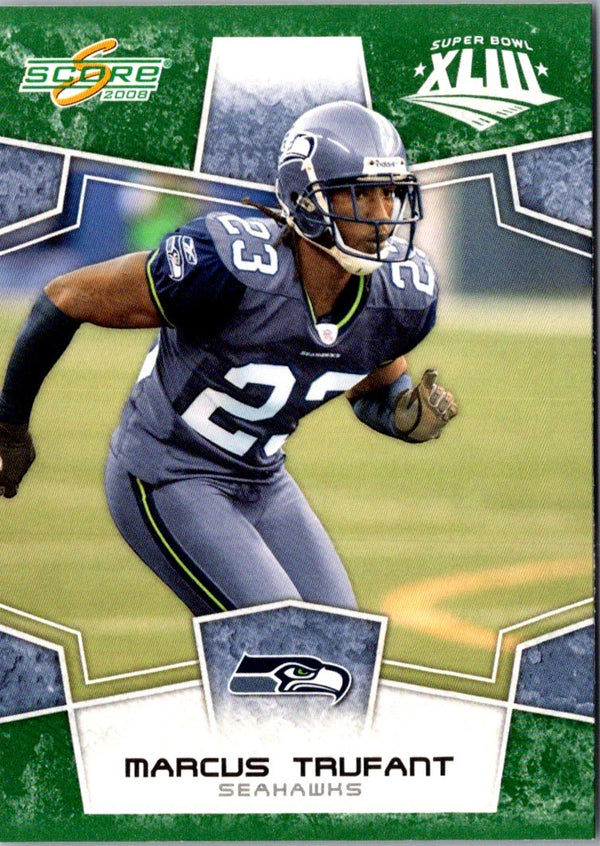 2008 Score Super Bowl XLIII Marcus Trufant #287