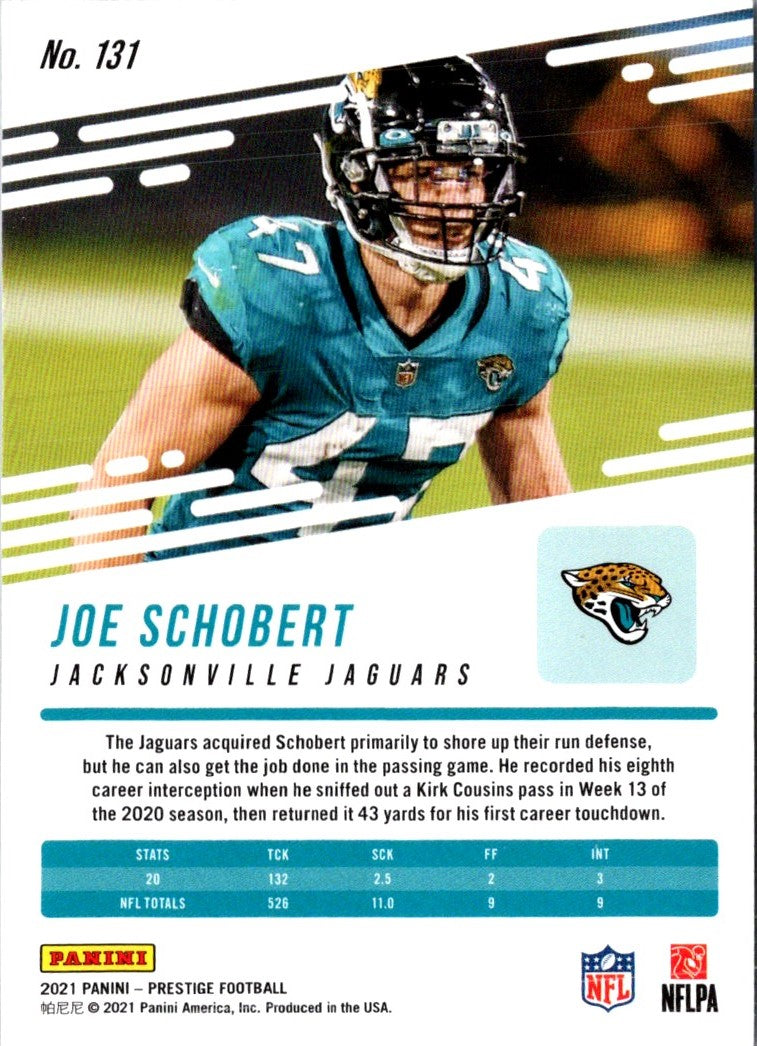 2021 Panini Prestige Joe Schobert