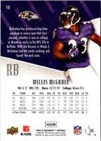 2008 Upper Deck Ultimate Collection Willis McGahee #15 /275