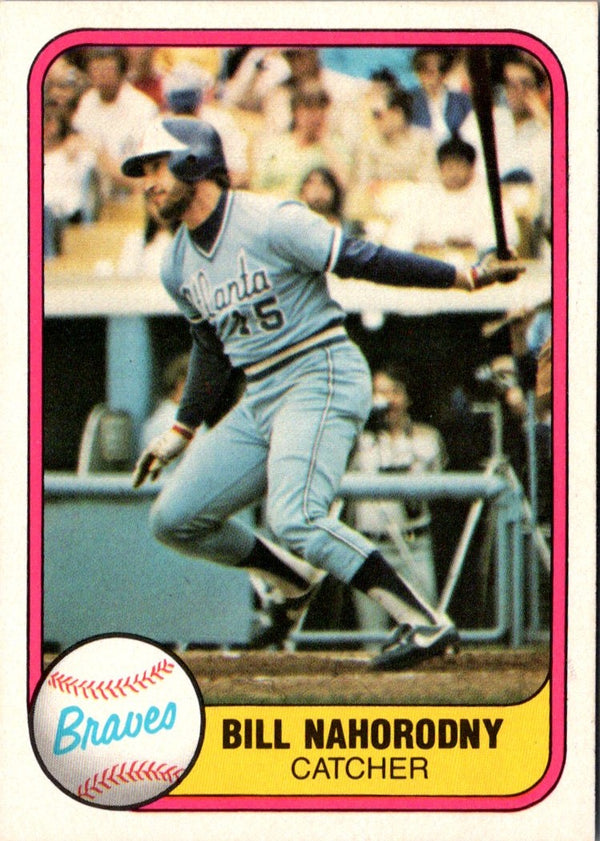 1981 Fleer Bill Nahorodny #254