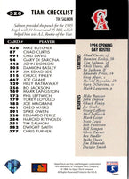 1995 Score Team Checklists #328