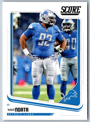 2018 Score Red Haloti Ngata #112
