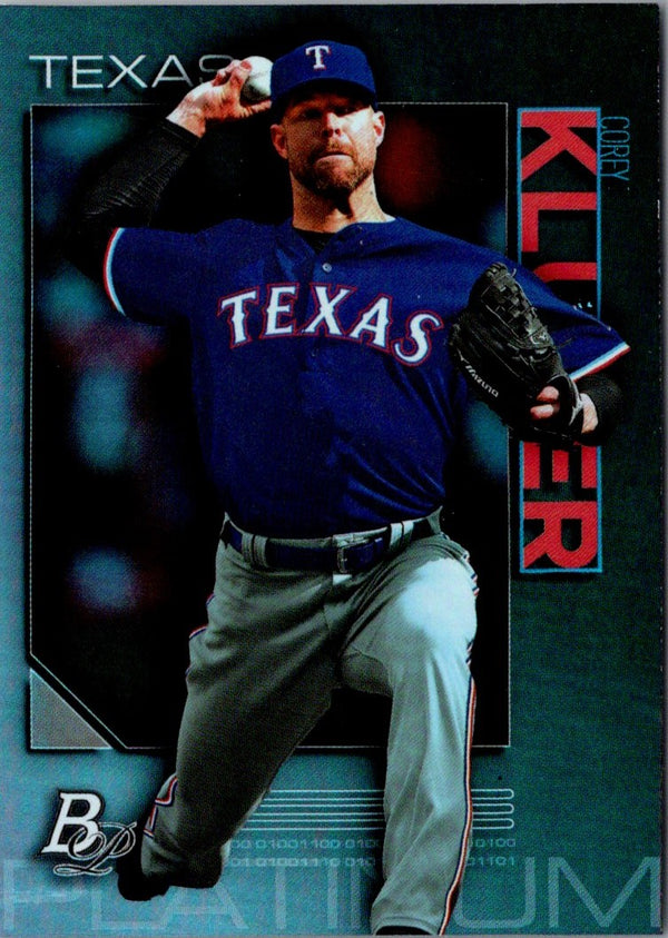 2020 Bowman Platinum Corey Kluber #21