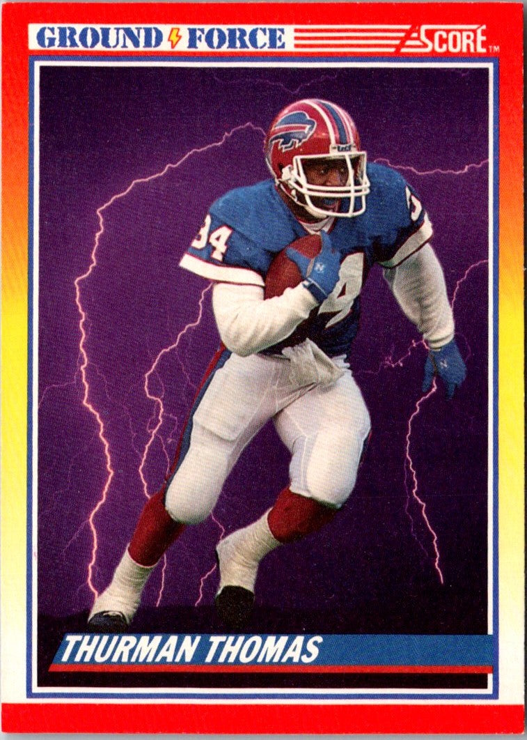 1990 Score Thurman Thomas