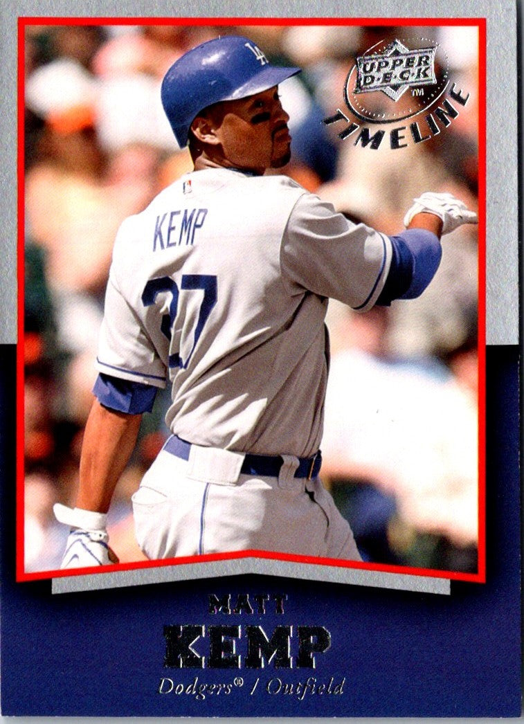 2008 Upper Deck Timeline Matt Kemp