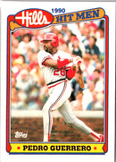 1990 Topps Batting Leaders Pedro Guerrero