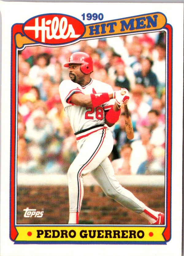1990 Topps Batting Leaders Pedro Guerrero #6