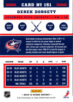 2012 Score Derek Dorsett #151