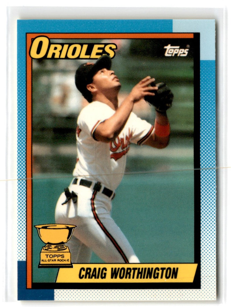 1990 Topps Tiffany Craig Worthington