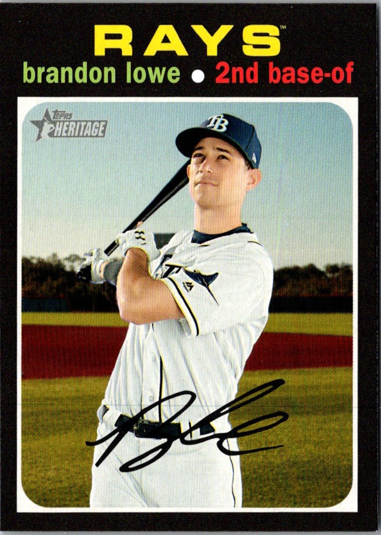 2020 Topps Heritage Brandon Lowe